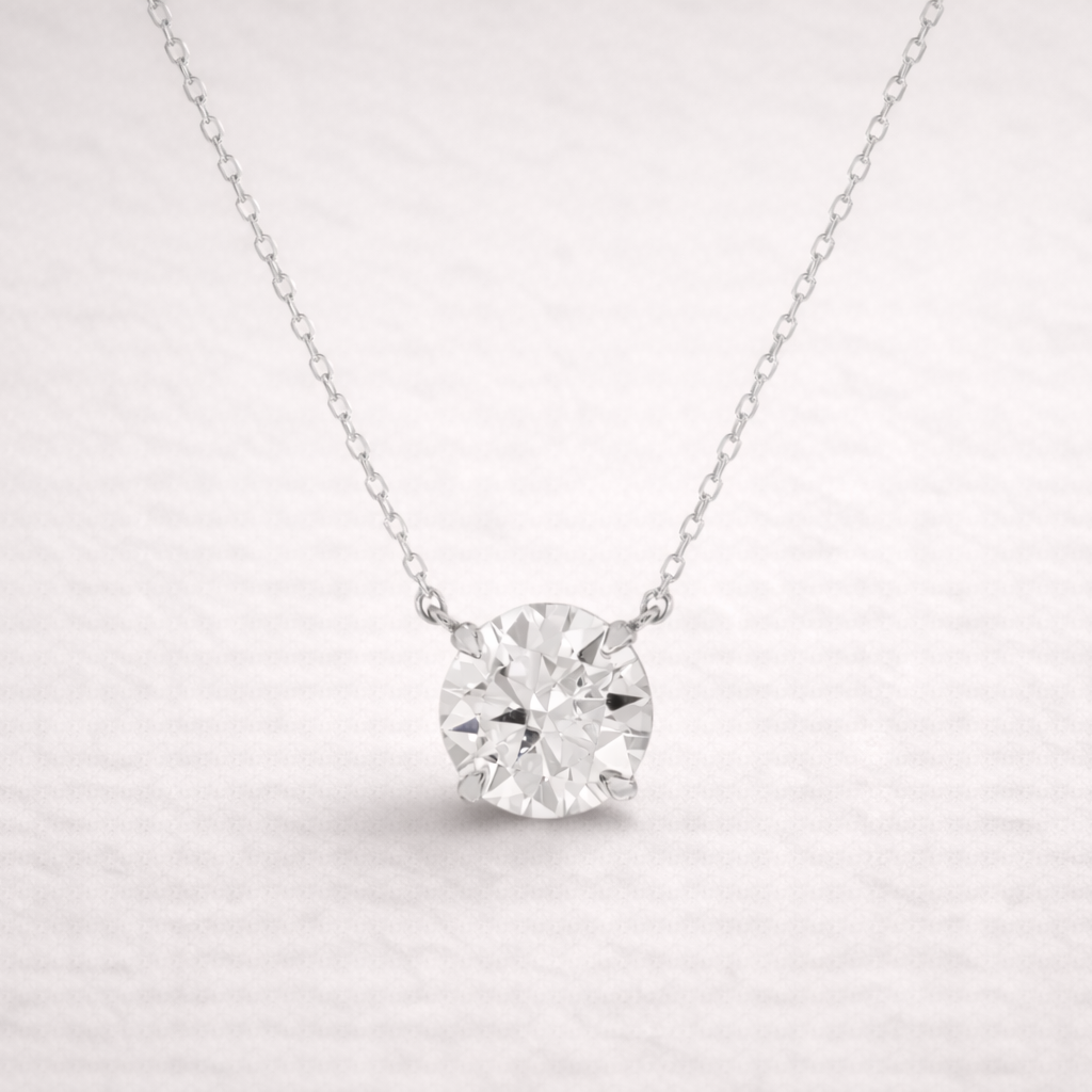 Colar Ponto de Luz Moissanite