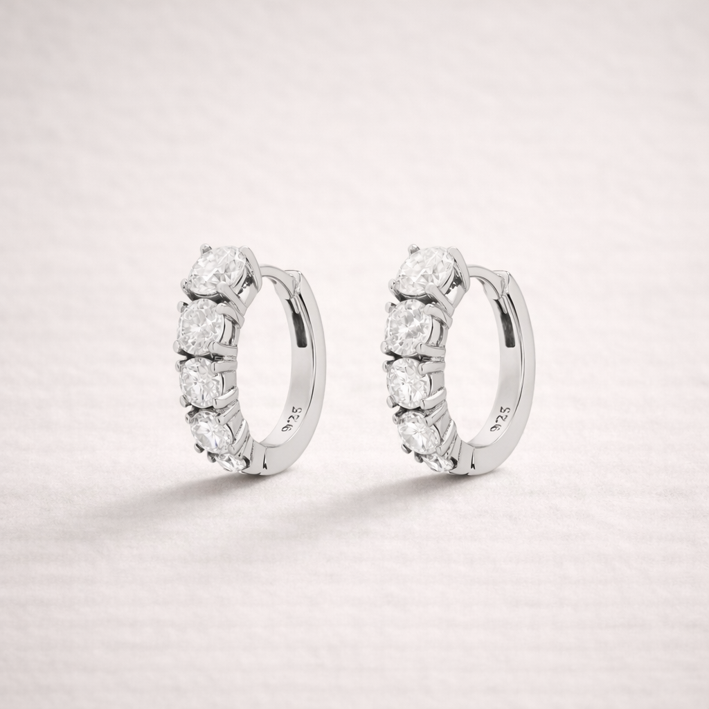 Argola Moissanites 14mm