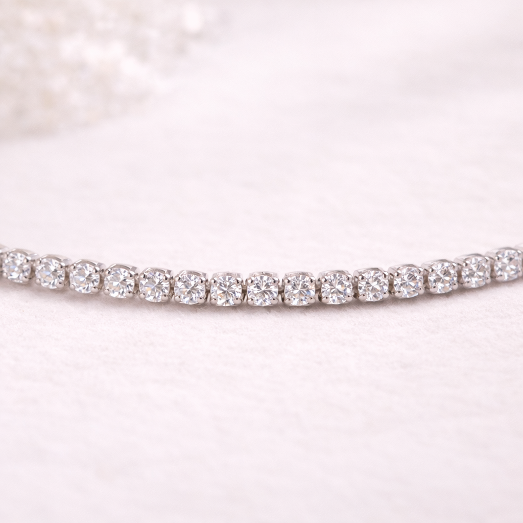 Choker Riviera Zircônia Transparente