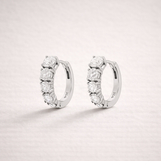 Argola Moissanites 14mm