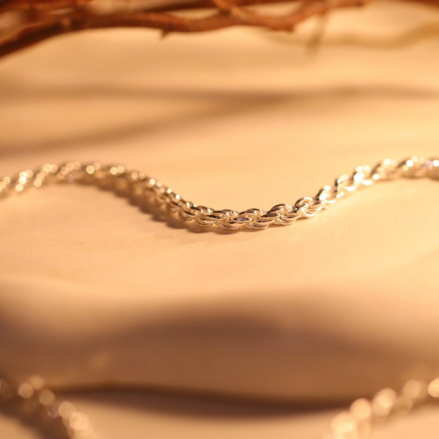 Corrente Tresse Diamantada 3,5mm